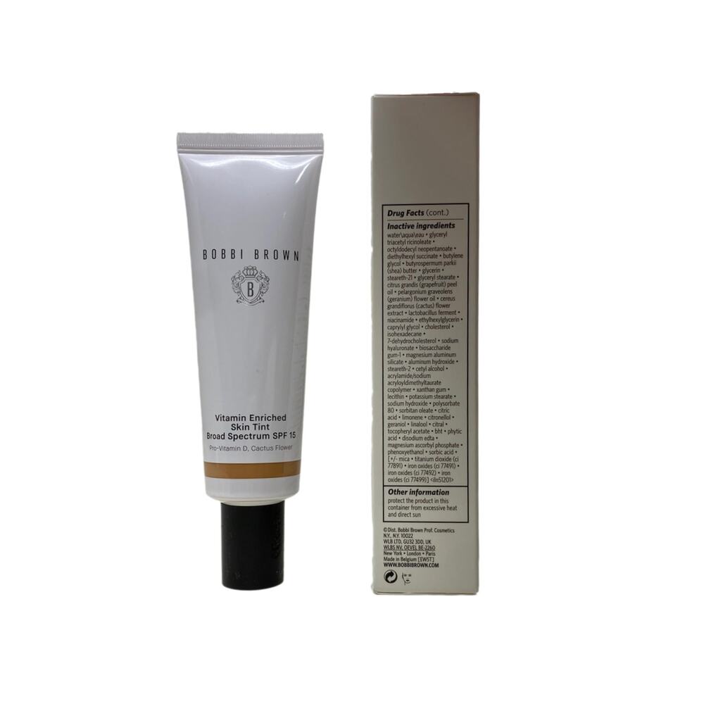 NWT Bobbi Brown Vitamin Enriched Skin Tinted Moisturizer SPF15 golden  1.7oz